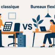 Bureaux flexibles vs bail classique : le vrai coût total sur 5 ans
