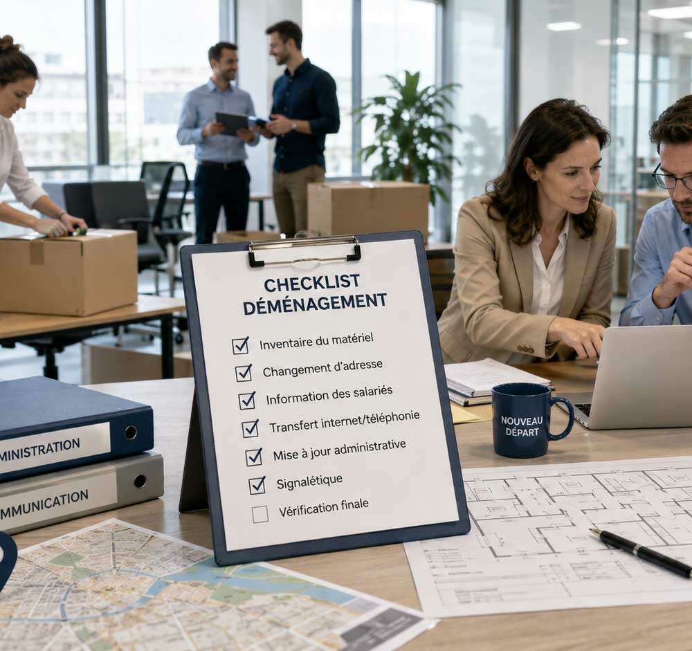 Checklist de déménagement d’entreprise : les étapes à ne pas oublier