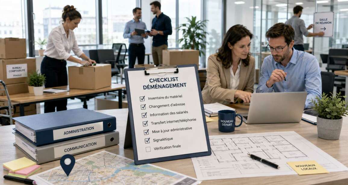 Checklist de déménagement d’entreprise : les étapes à ne pas oublier