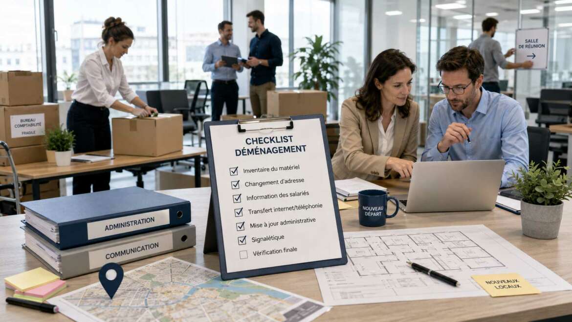 Checklist de déménagement d’entreprise : les étapes à ne pas oublier