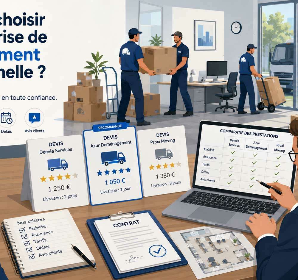 Comment choisir une entreprise de déménagement professionnelle ?