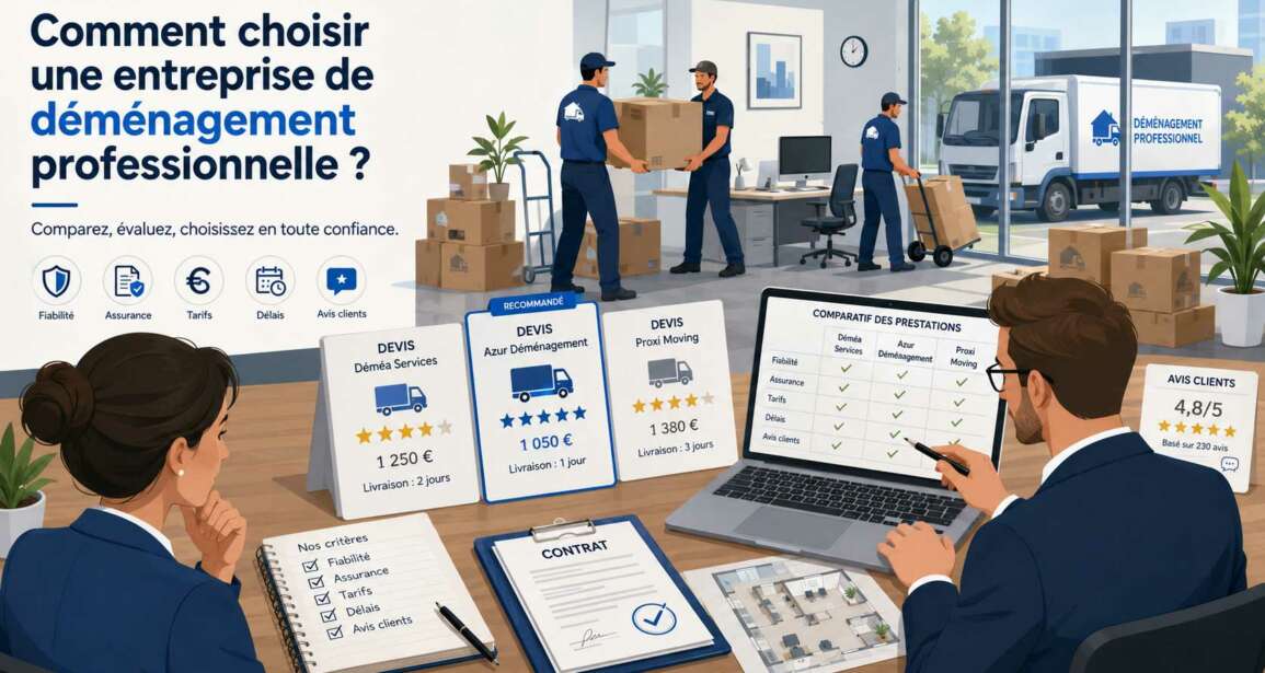 Comment choisir une entreprise de déménagement professionnelle ?