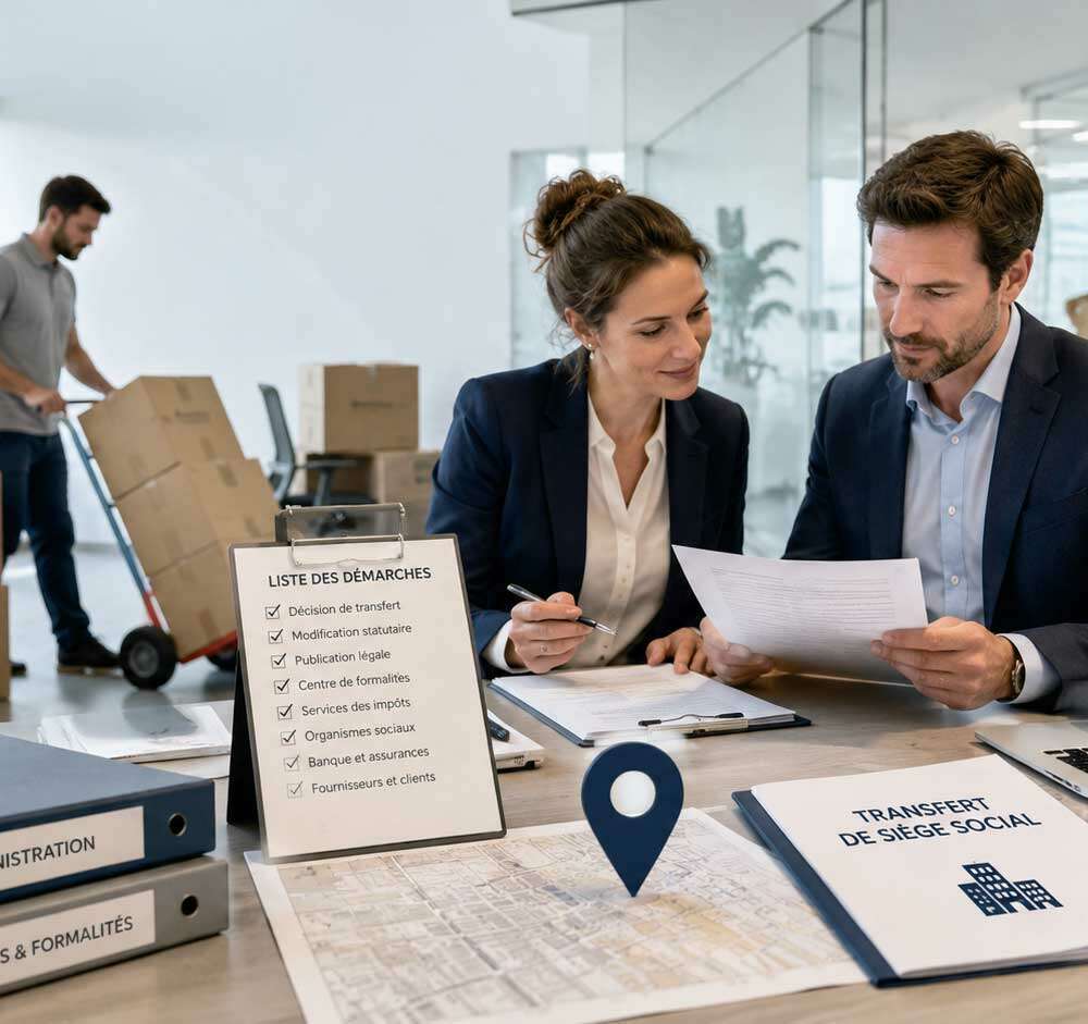 Transfert de siège social : quelles démarches prévoir lors d’un déménagement d’entreprise ?