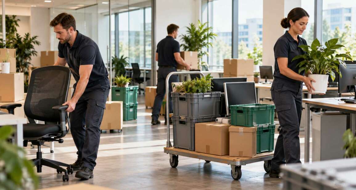 Déménagement d’entreprise durable : que faire du mobilier professionnel ?